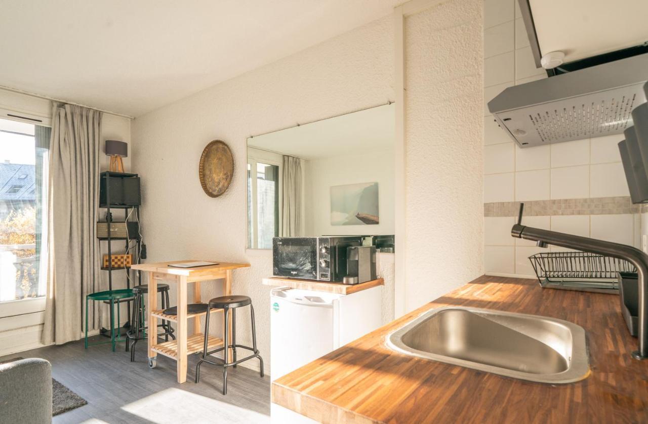 Chamonix Sud Studio With Mont Blanc Views Экстерьер фото