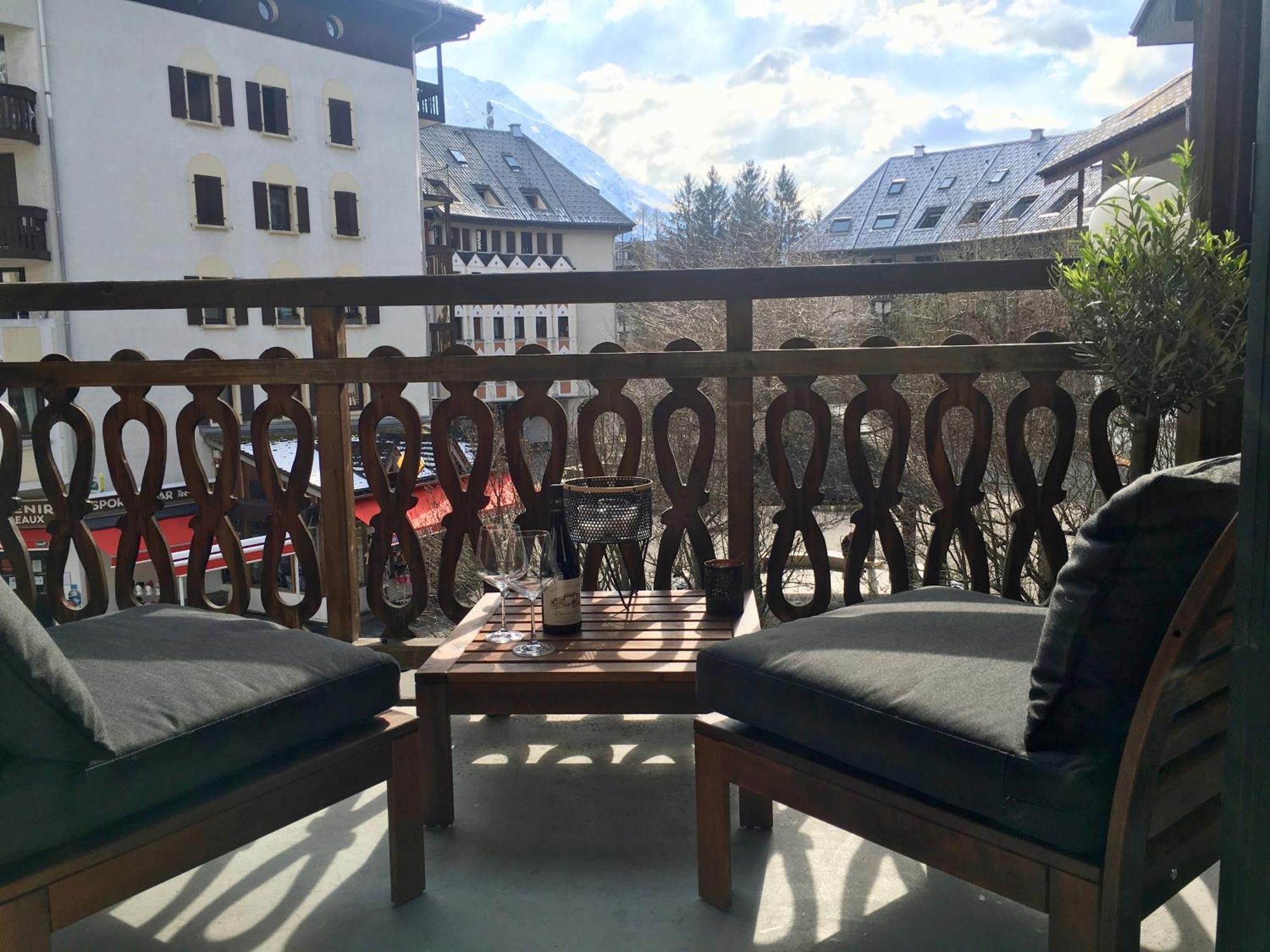 Chamonix Sud Studio With Mont Blanc Views Экстерьер фото